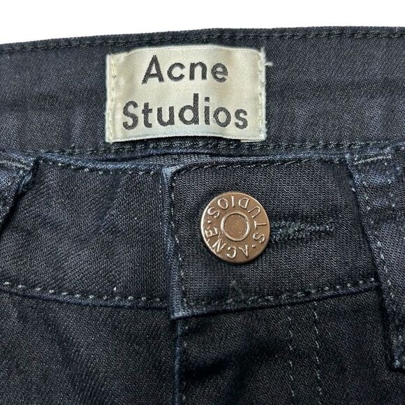 Acne Studios Skin 5 Indie Skinny Leg Denim Jeans In Indie Denim Wash Sz 25 / 32 - Picture 3 of 6